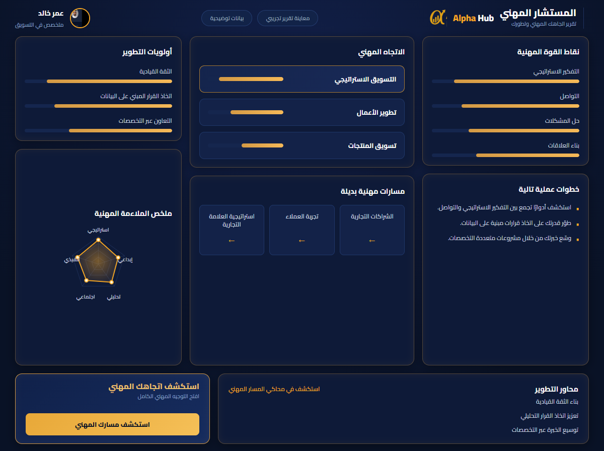 المستشار المهني